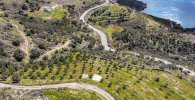 Panoramic plot with sea view in Rodakino Photo 