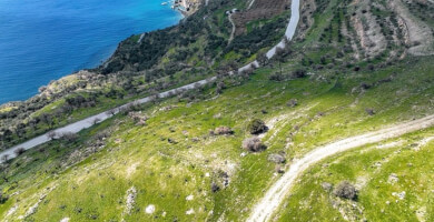 Panoramic plot with sea view in Rodakino Photo 
