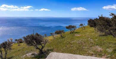 Panoramic plot with sea view in Rodakino Photo 